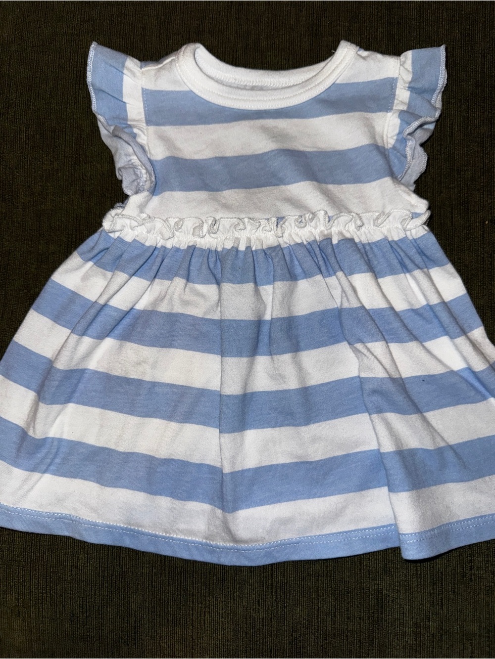Assorted Girls' Dresses - Blue Stripe, Navy Floral, Rust, Pink - Picture 7 of 12
